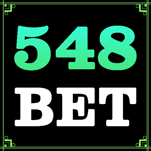 Imagem promocional da 548BET mostrando a plataforma e suas vantagens